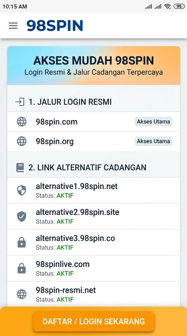 Link Alternatif 98spin untuk Pengguna Android di Indonesia