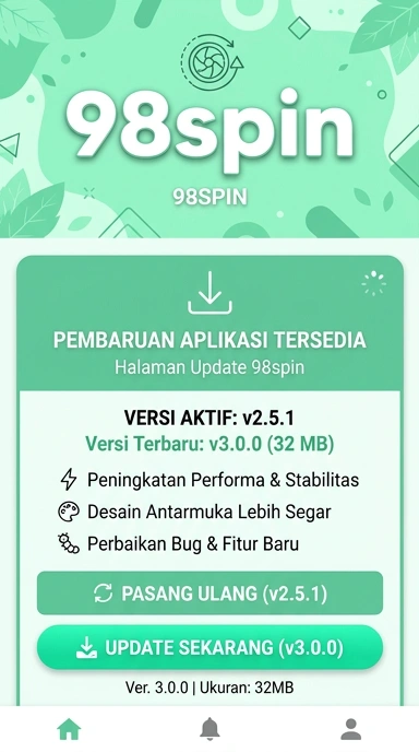 Riwayat Versi 98spin untuk Pengguna Android Indonesia
