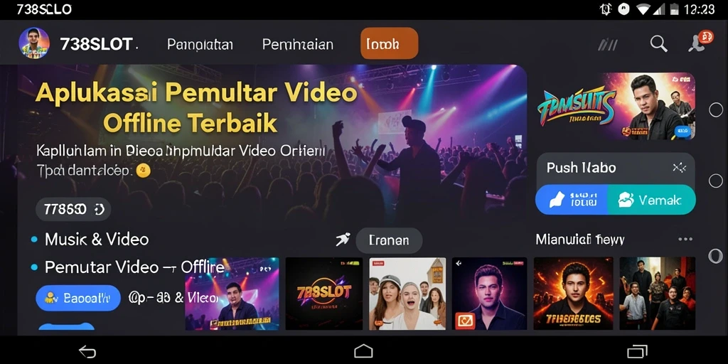 Tampilan antarmuka 738SLOT yang menarik dan fungsional.