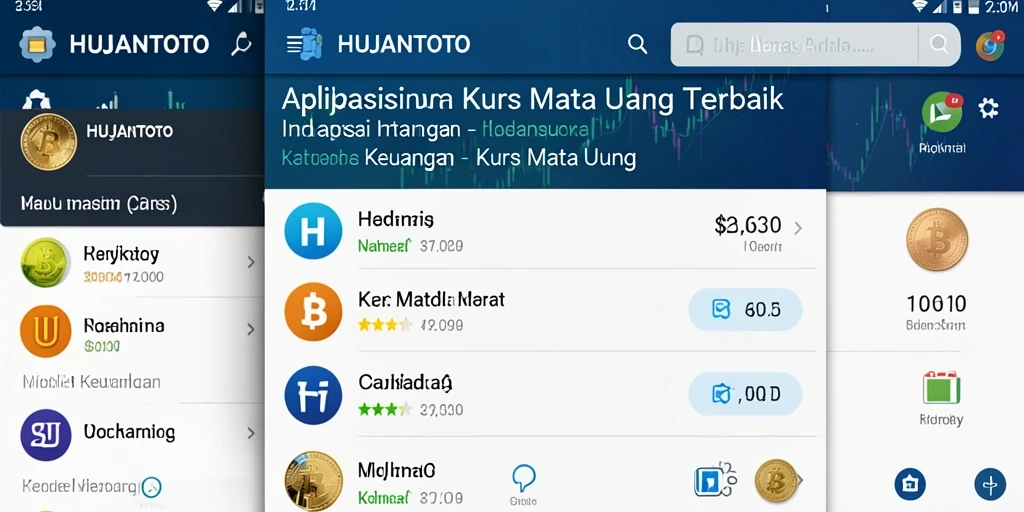 Antarmuka aplikatif HUJANTOTO yang modern dan informatif.
